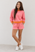Rose Stripe Color Block Set — Luxe & Linen Co. Fall Drop